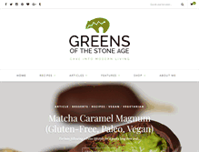 Tablet Screenshot of greensofthestoneage.com